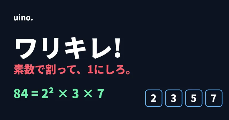 ワリキレ!のイメージ
